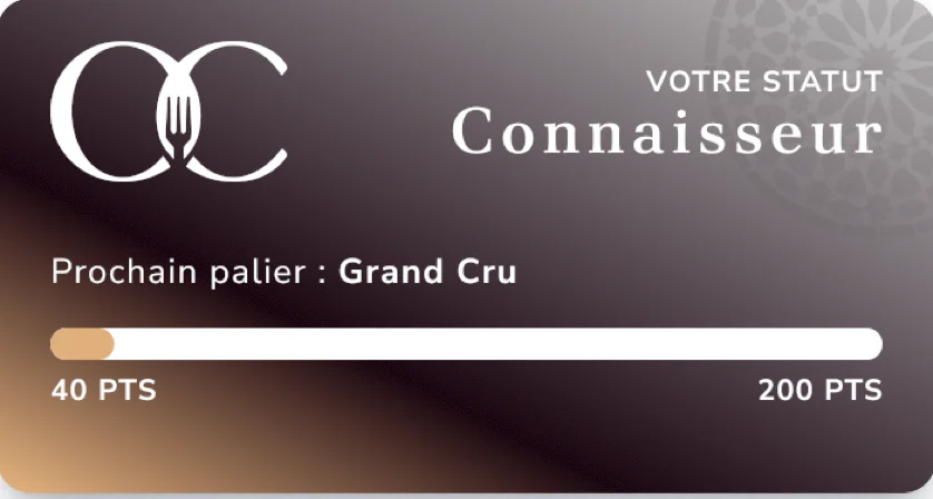 Carte de statut Connaisseur